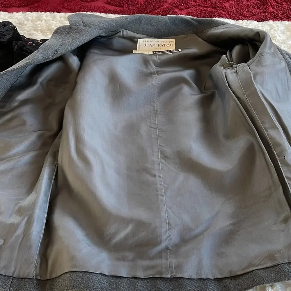Collection Boutique Jean Patou Paris Vintage Wool Coat For I. Magnin & co.